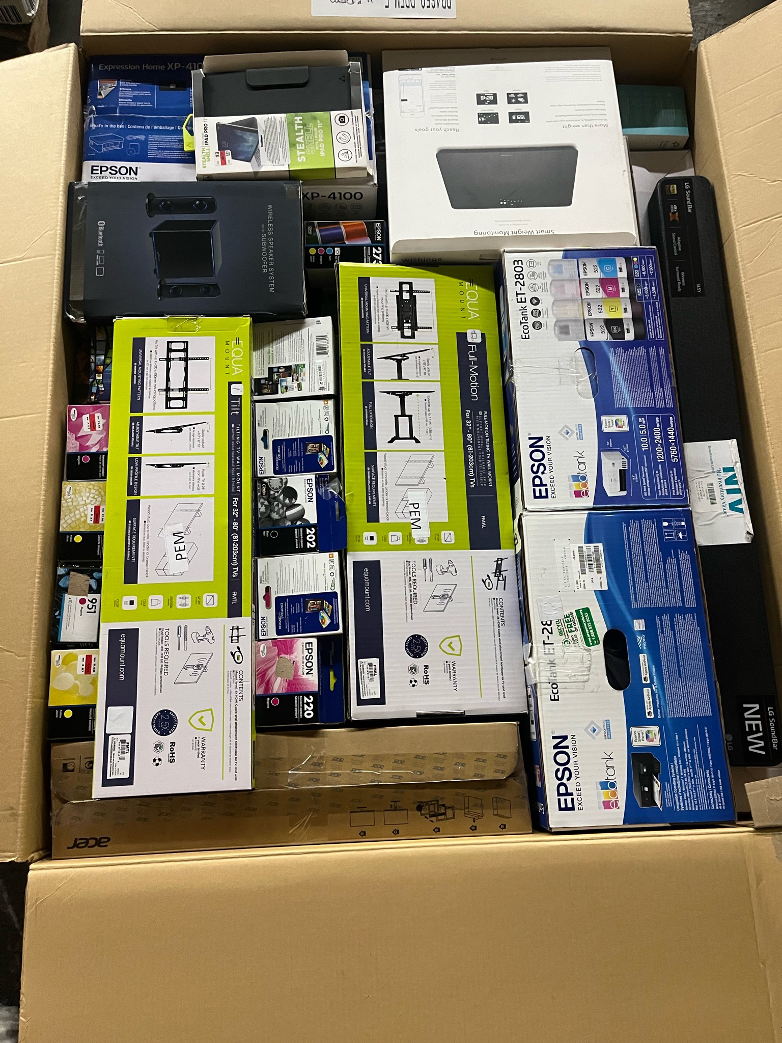Target Electronics Assorted Box (Large) – Unmanifested Liquidation Lot — listing photo 3, lot PC-NEWAR-0202