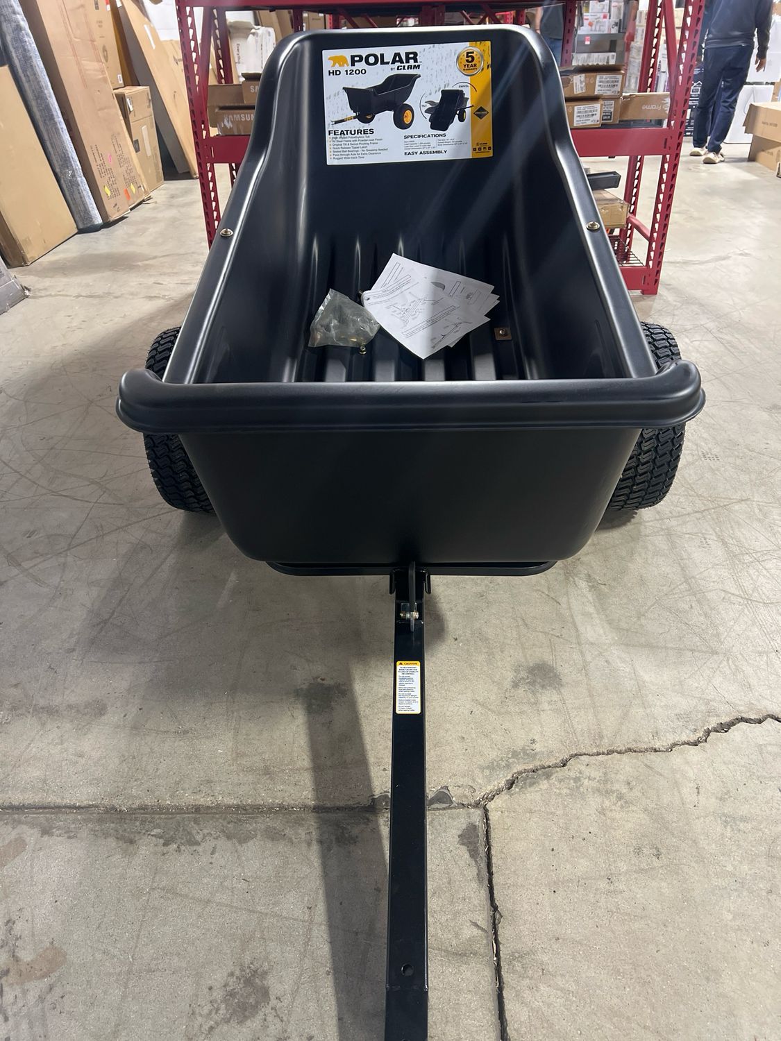 Polar 1200lb Dump Cart — listing photo 2, lot PC-HOMED-0189