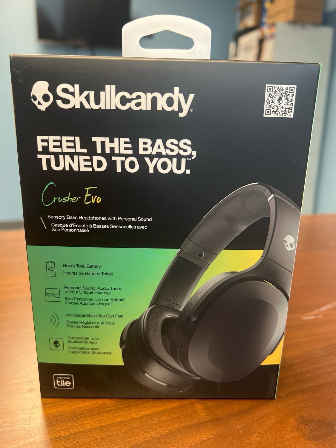 Skullcandy Crusher EVO Wireless Headphones — listing photo 1, lot PC-AMAZO-0018
