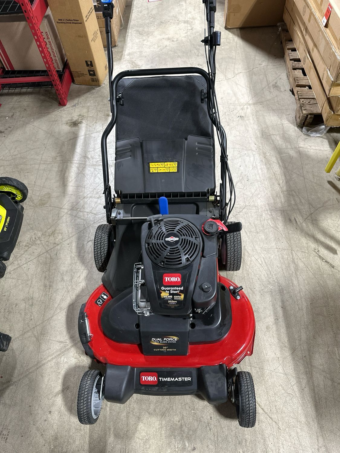 Toro TimeMaster 223cc Lawn Mower — photo 1 (PC-HOMED-0191) Toro TimeMaster 223cc Lawn Mower — listing photo 1, lot PC-HOMED-0191