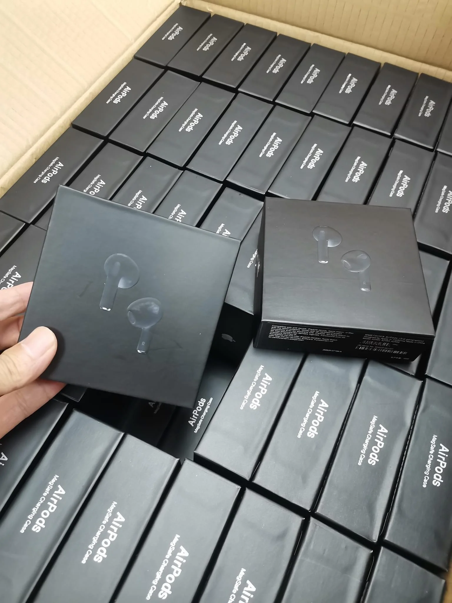 Black AirPods 3 Pallets – Wholesale Bulk Audio Accessories — listing photo 1, lot PC-GENER-0037