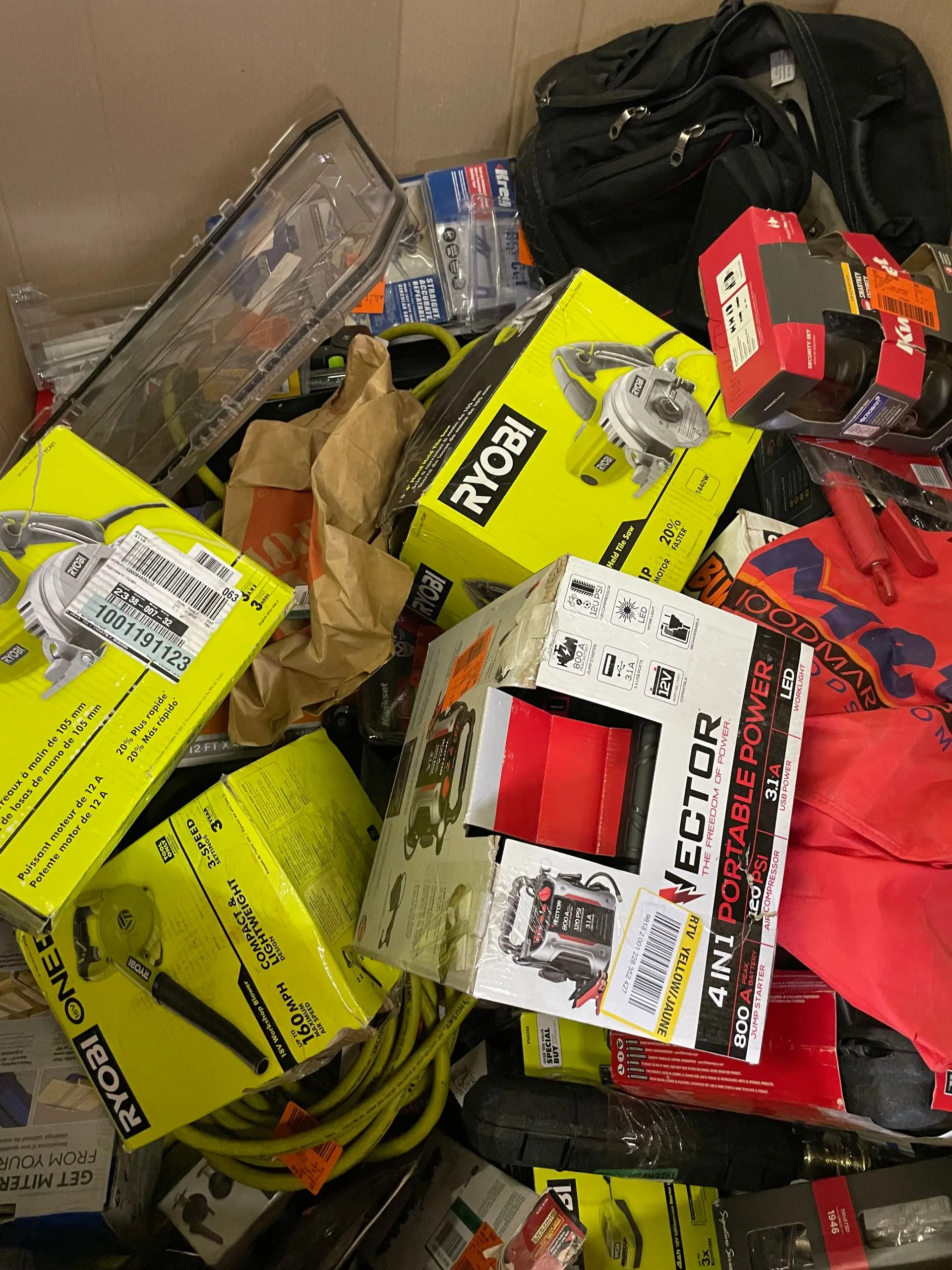 Home Depot Tool and Hardware Truckload — listing photo 2, lot PC-TRUCK-0236