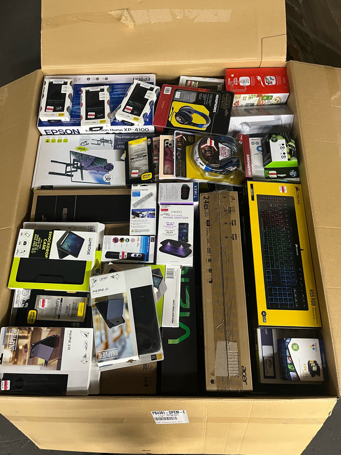 Target Electronics Assorted Box (Large) – Unmanifested Liquidation Lot — listing photo 5, lot PC-NEWAR-0202