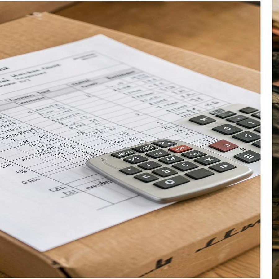 Liquidation inventory manifest and calculator used to evaluate pallet unit costs