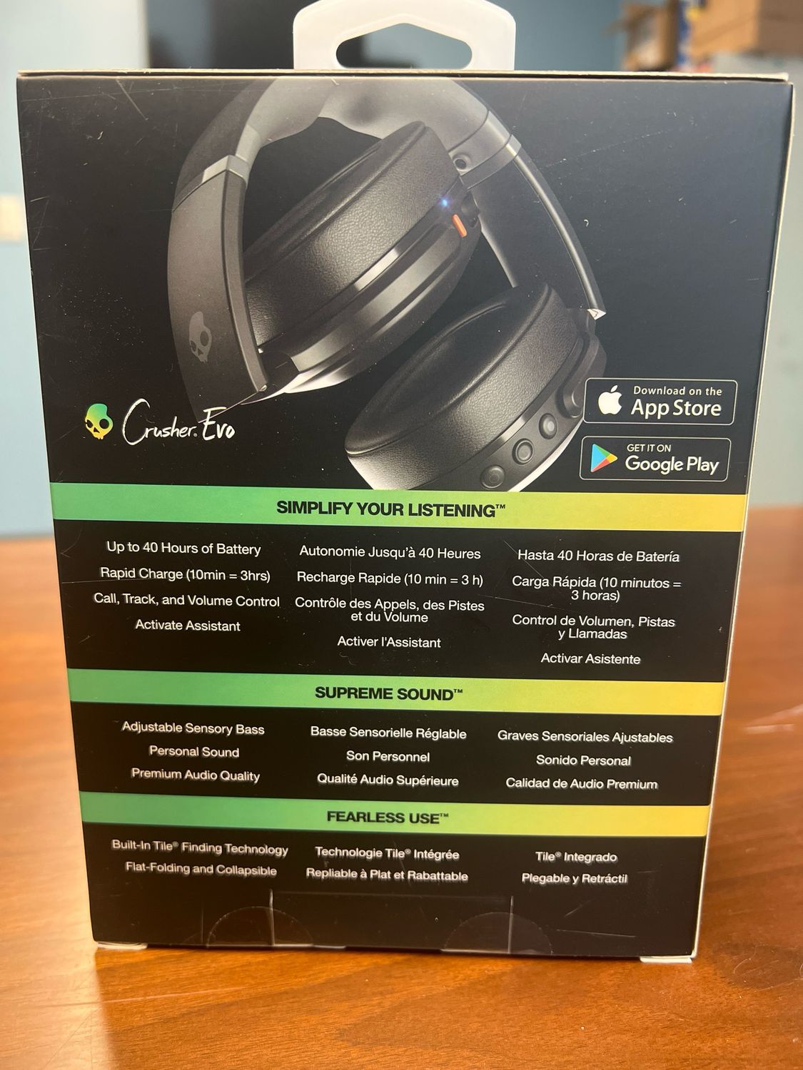 Skullcandy Crusher EVO Wireless Headphones — listing photo 4, lot PC-AMAZO-0018