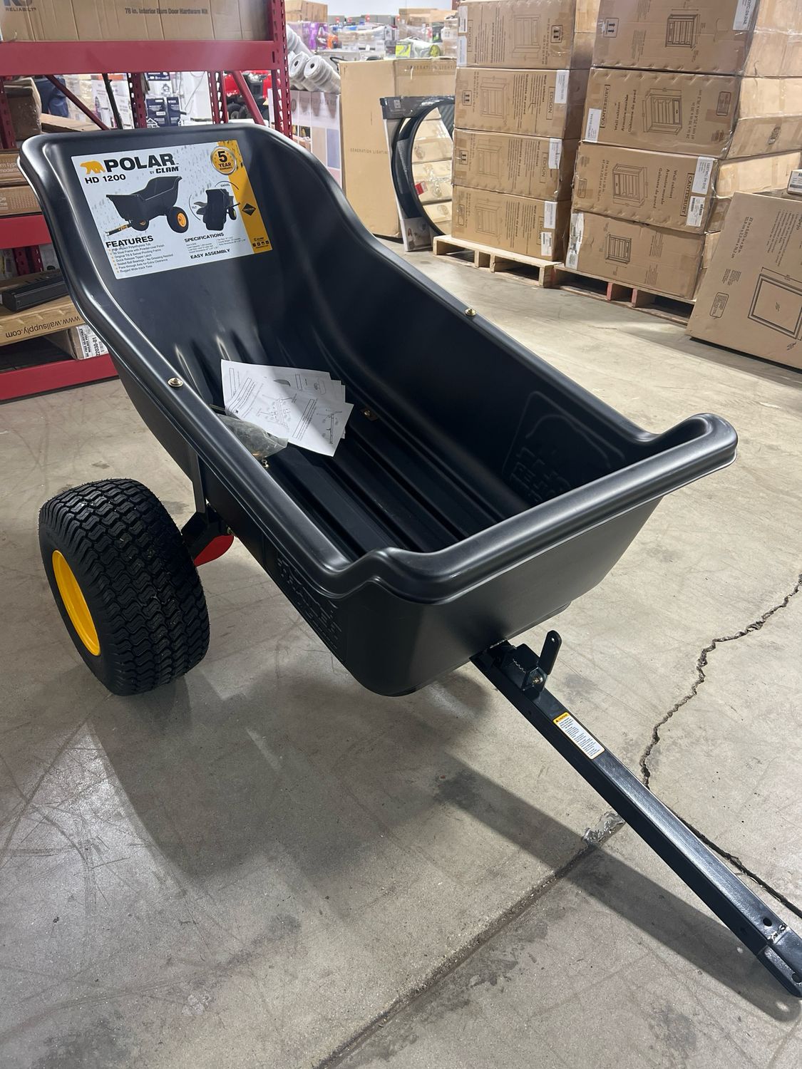 Polar 1200lb Dump Cart — photo 1 (PC-HOMED-0189) Polar 1200lb Dump Cart — listing photo 1, lot PC-HOMED-0189