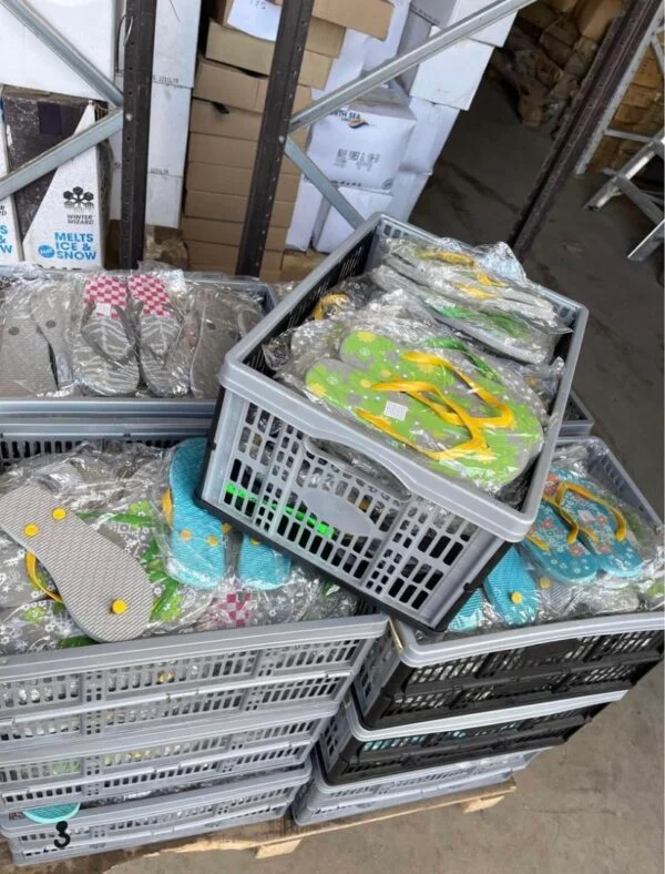 Mixed Flip Flops Pallets — listing photo 1, lot PC-GENER-0109