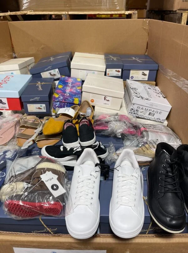 New Mixed Shoes Pallets — listing photo 5, lot PC-GENER-0118