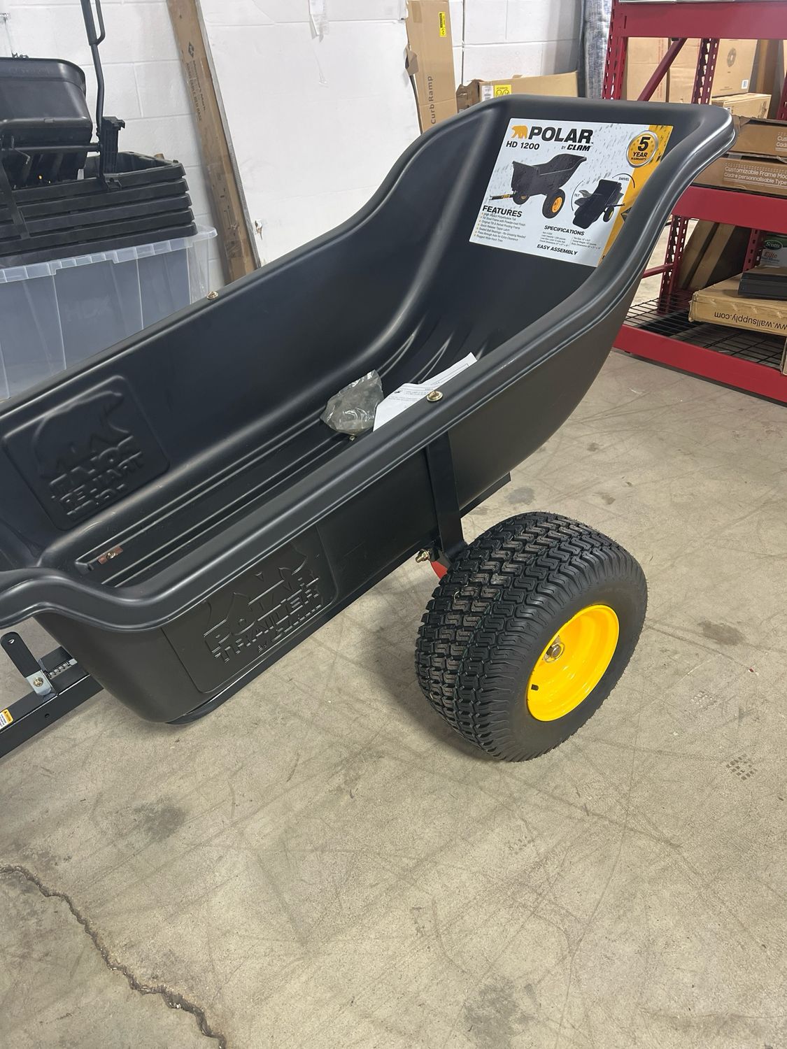 Polar 1200lb Dump Cart — listing photo 4, lot PC-HOMED-0189