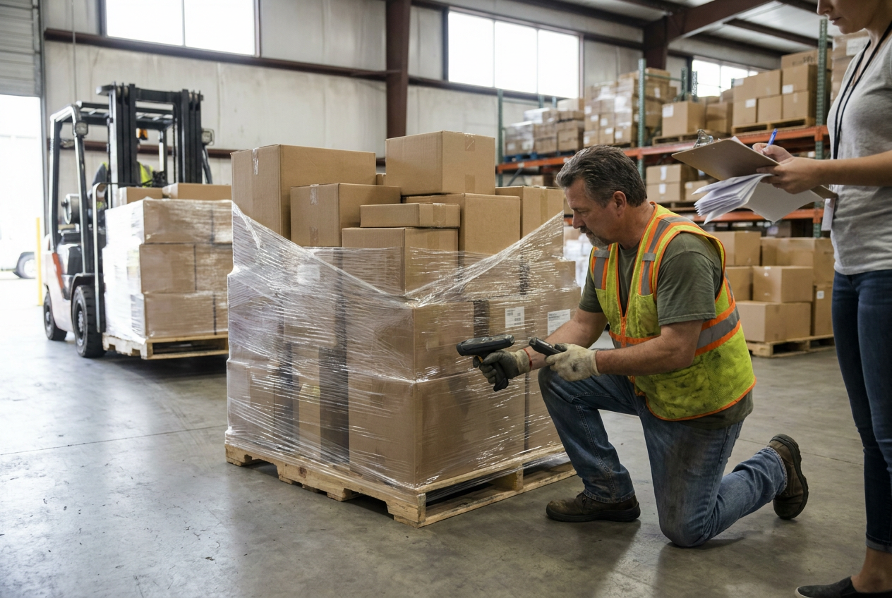 Editorial illustration separating liquidation pallet preparation expenses from protected operating reserves