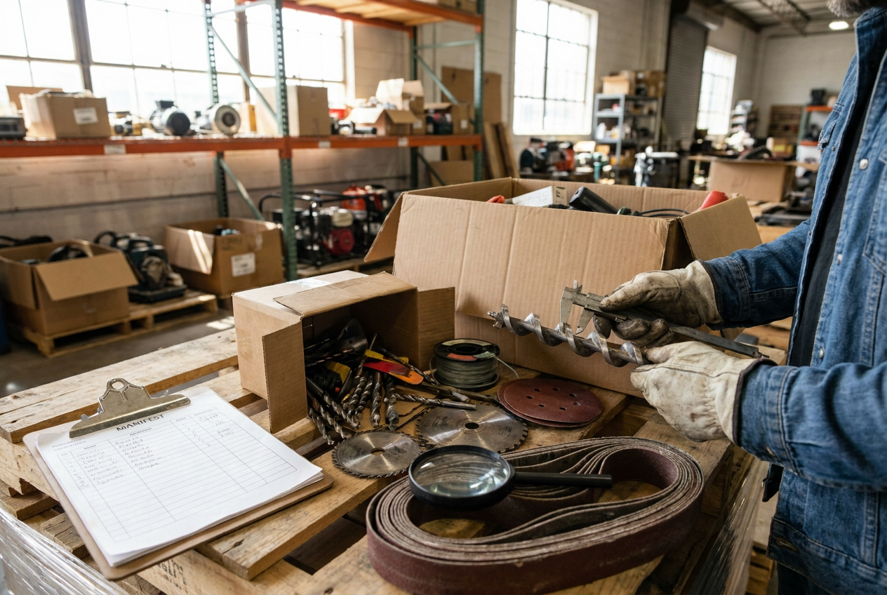Power Tool Accessory Lots: Compatibility Before Quantity — PalletCove Liquidation, Dallas, Texas