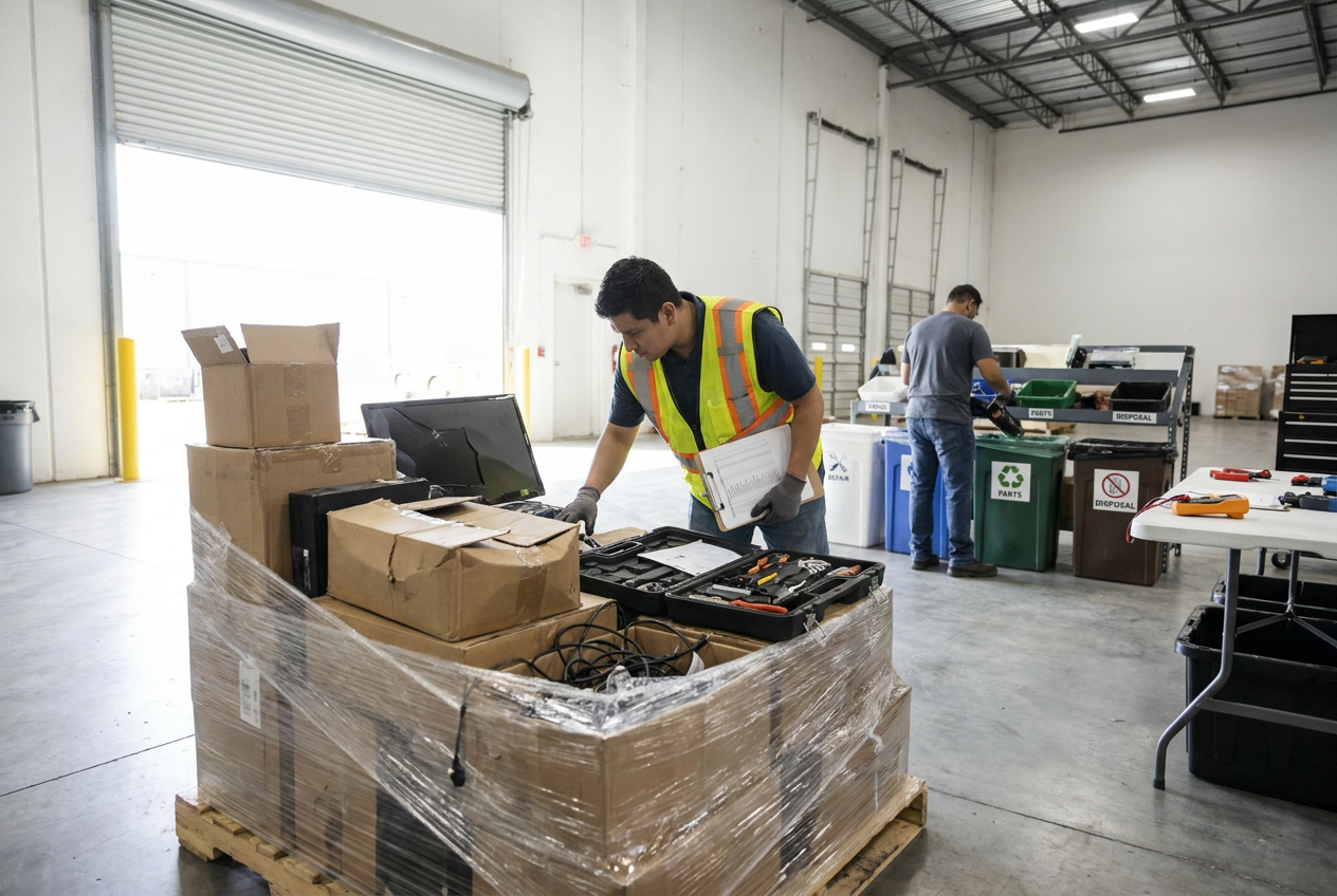 salvage liquidation pallets: What Buyers Are Taking On — PalletCove Liquidation, Dallas, Texas